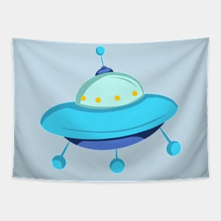 Cute UFO Tapestry