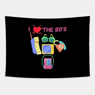 I Love The 80s Tapestry