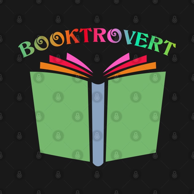 Booktrovert rainbow by All About Nerds