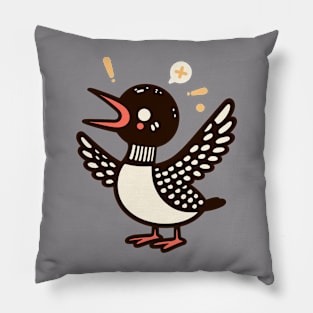 Little Loon Cartoon Pillow