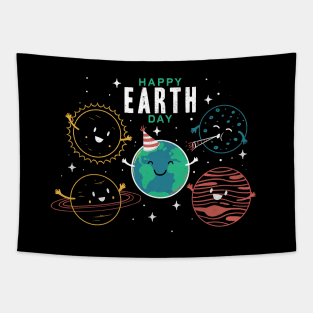 Happy Earth Day Tapestry