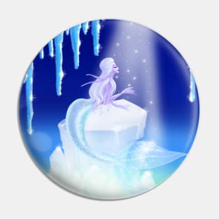 Winter Mermaid Pin