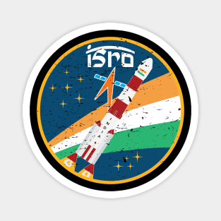 ISRO Indian Space Research PSLV Rocket Space Design Magnet