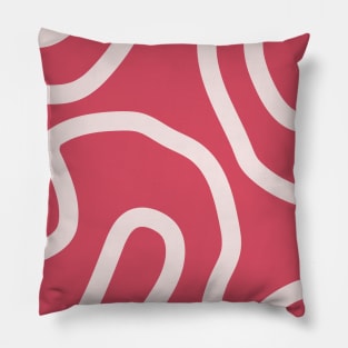 minimalistic abstract lines Pillow