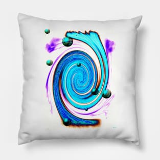 Abstract Stream Pillow
