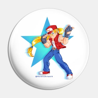 Cute Terry of Fatal Fury Pin