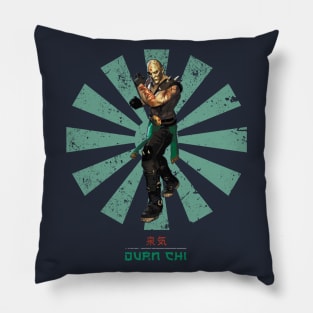 Quan Chi Retro Japanese Mortal Kombat Pillow