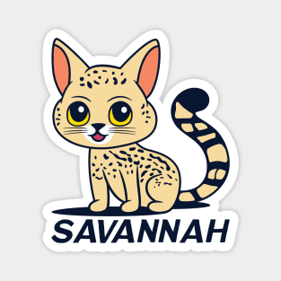 Savannah Cat Magnet