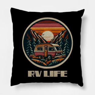 Rv life outdoors Pillow