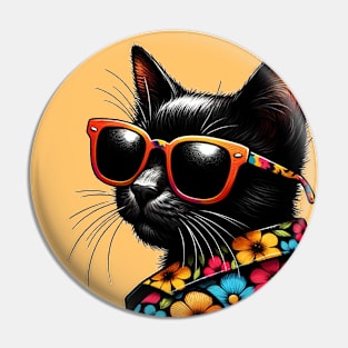 The coolest cat on Songkran Day Pin