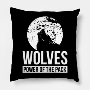 Wolves Power of The Pack Pillow