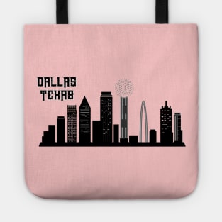 Dallas Texas skyline Tote