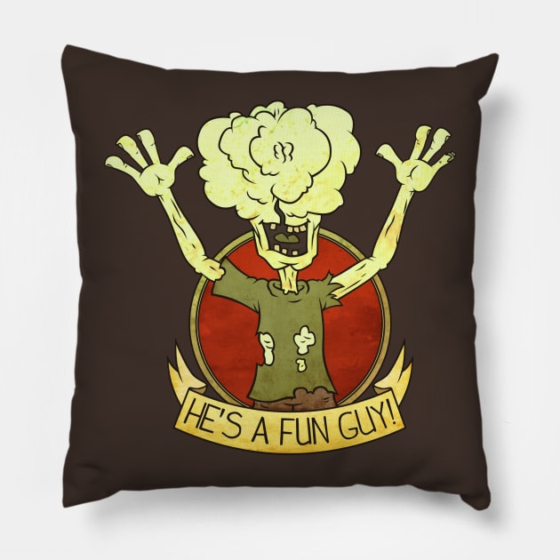 Fun Guy! Pillow by blairjcampbell