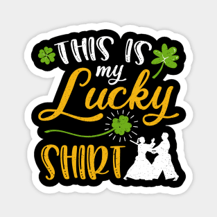 Aikido This is My Lucky Shirt St Patrick's Day Magnet