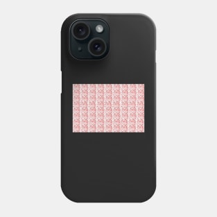 pink and red chick pattern Phone Case