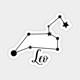 Leo Zodiac Constellation Magnet