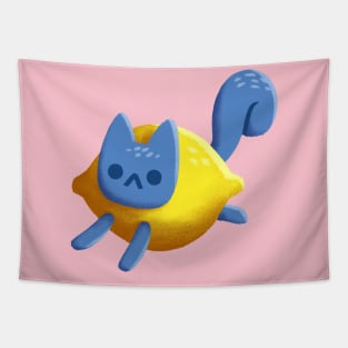 Lemon Cat Tapestry