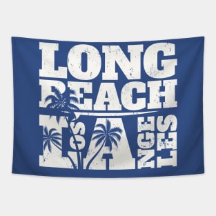 Long Beach Surfing Tapestry