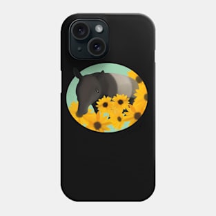 Tapir & Black Eyed Susans Phone Case