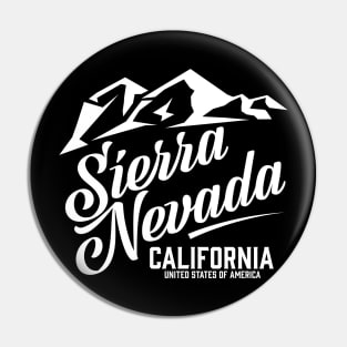 Sierra Nevada California USA Pin