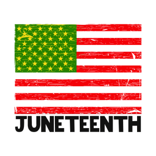 Juneteenth //// Vintage Style Flag #2 T-Shirt