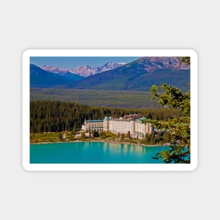 Canada. Lake Louise. Chateau Lake Louise. Magnet