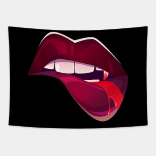 Vampire Lips Tapestry