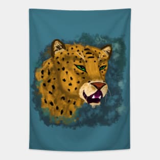 Jaguar head Tapestry