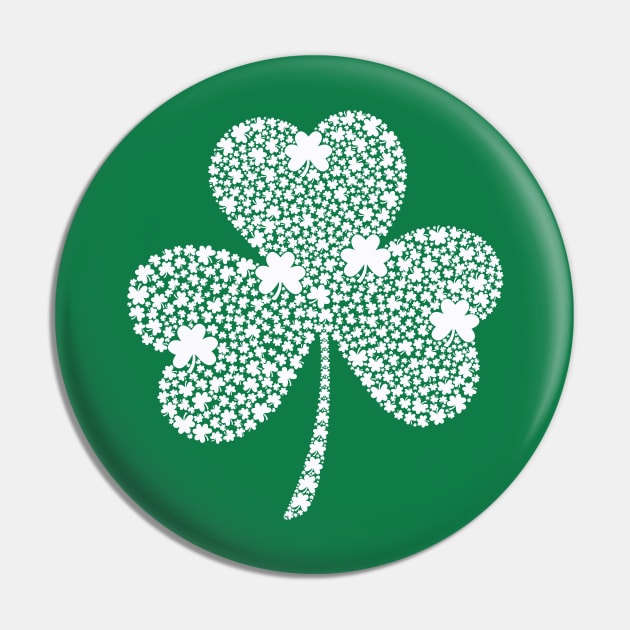 Clover Leaf - St Patricks Day Pin by theworthyquote