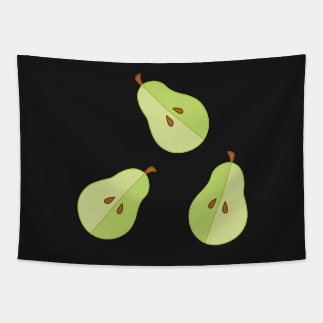 Pear Peices Tapestry by ncprocter