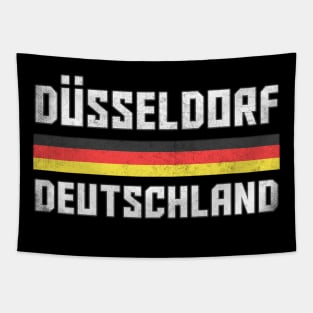 Dusseldorf / Germany Faded Style Region Design Tapestry