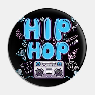 I Love Hiphop Pin