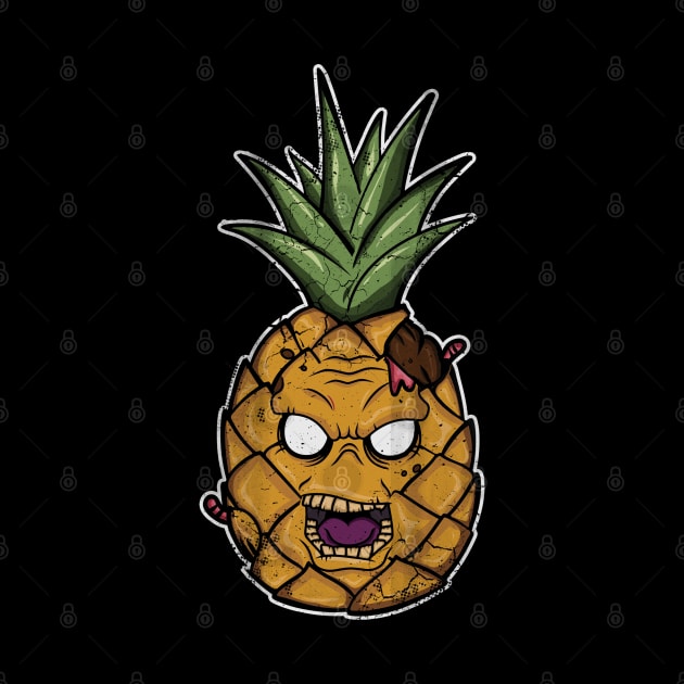 Halloween Zombie Pineapple by E