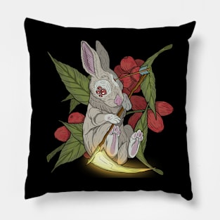 Caffeinated Hare Pillow