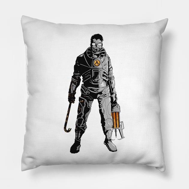 The One True Freeman Pillow by SkullKiss