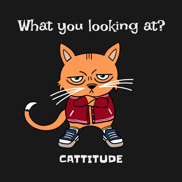 Cat Attitude by RoeArtwork