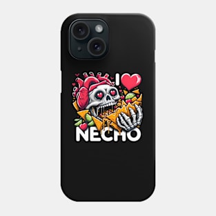 Hungry Heart I Love Eating Junk Food Good Food I Love Necho Phone Case