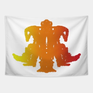 Colorful Inkblot Tapestry