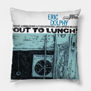 Eric Dolphy´s Out to Lunch cover redrawn by Maximiliano Lopez Barrios Pillow