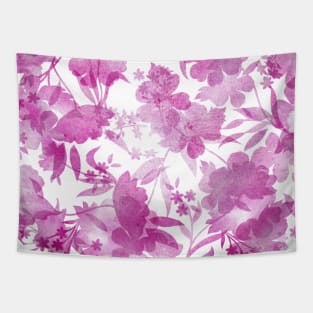 Watercolor Floral Tapestry