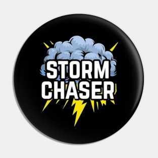 Storm Chaser Hurricane Tornado Meteorologist Weather Pin