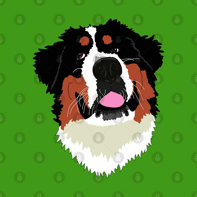 Bernese Mountain Dog by Lydia's Green Light Closet 