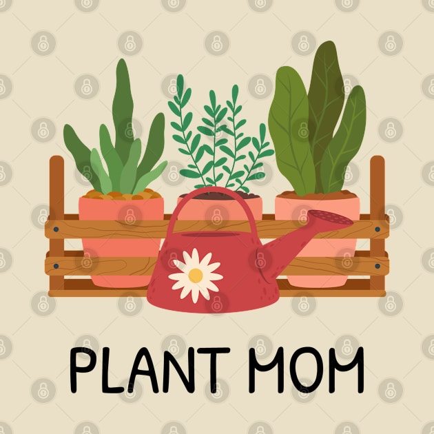 Pot Plant Mom by Whimsical Frank