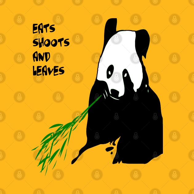 Eats Shoots and Leaves Fun Pun Quote 6 by taiche