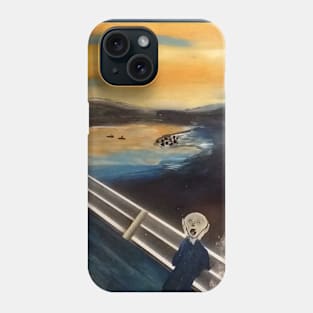 Scream inspired by Edvard Munch Phone Case