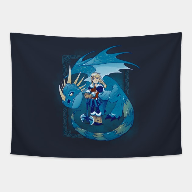 Rider Tapestry by Dooomcat