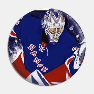 Lundqvist in blue Pin