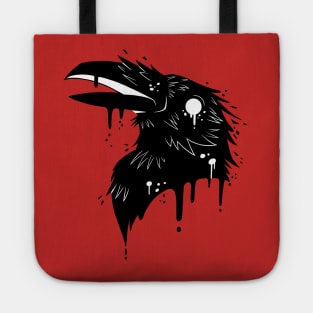 Dripping Paint Crow - Dark Tote