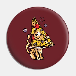 CAT AND PIZZA Pin