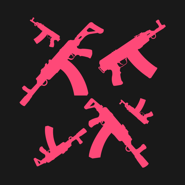 Pink Ka-boom Assault rifle VZ-58 by YujiVI